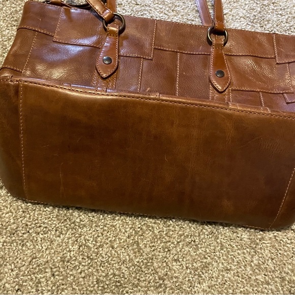Frye Melissa Patchwork leather tote brown - Picture 4 of 8